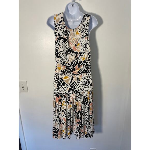 Anthropologie Boho Midi Ruffle Dress LARGE - Picture 6 of 7